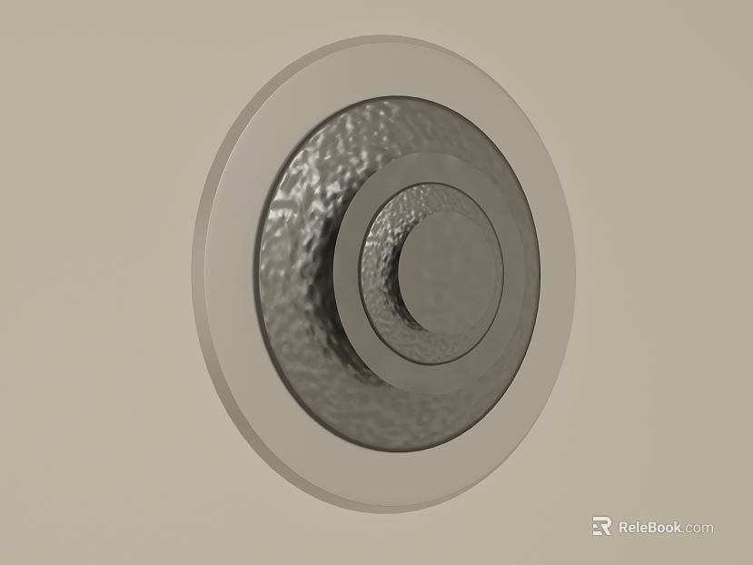 Silver gray old metal wall decoration components texture