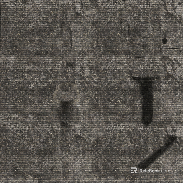 Brick wall exterior wall stone ash texture