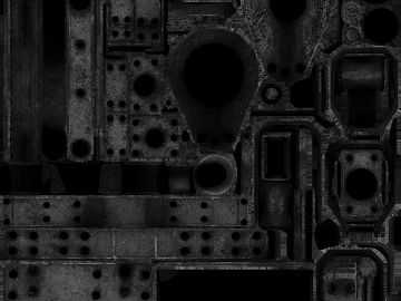 Dark gray old metal industrial components texture (ID:ffaeh883039)