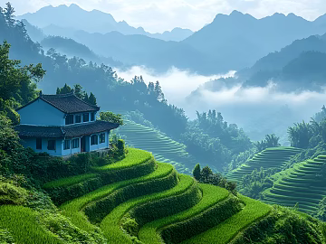 Pastoral scenery texture (ID:ffach673075)