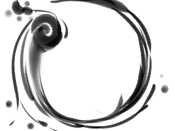 Chinese style ink ink ring round border ink texture (ID:ffach232151)