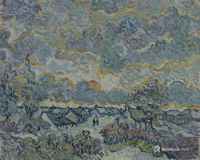 Oil painting, mural art, decorative painting texture