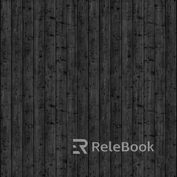 Wood Panel Black Outdoor Anticorrosive Wood texture