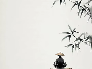 Zen Ink Painting texture (ID:ffach965500)