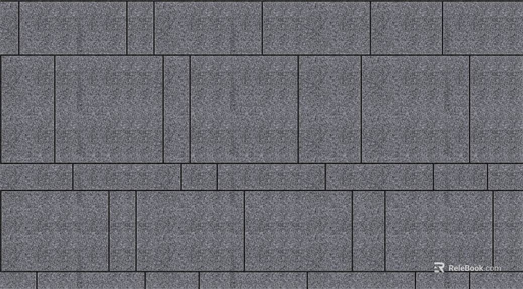 Granite ground gray stone staggered texture
