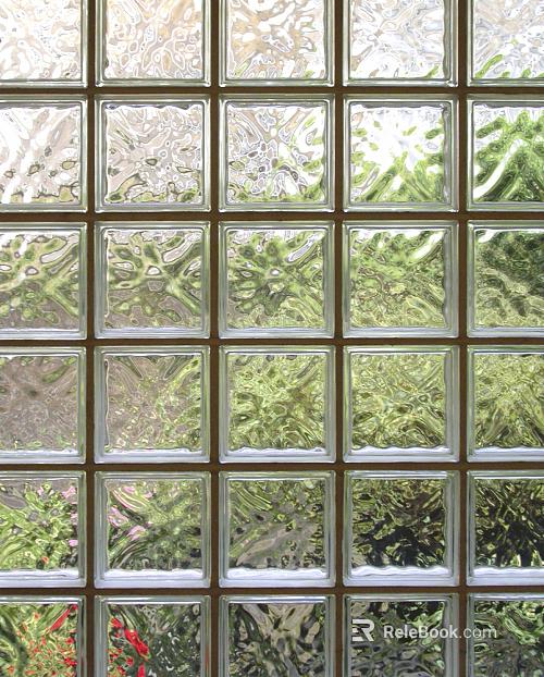 glass brick glass texture