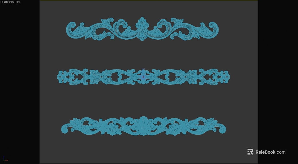 European-style carved decorative lines texture