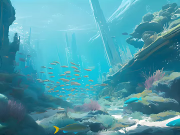 Fish tank texture (ID:ffach060656)