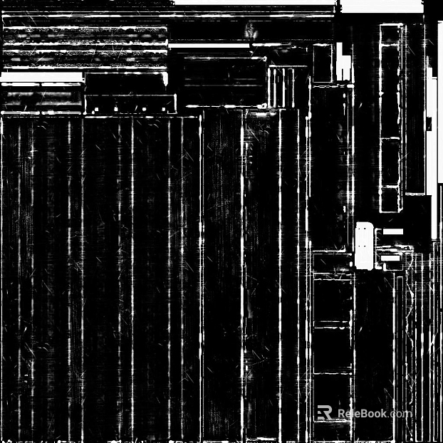 Black and white aged metal panel wall decoration texture