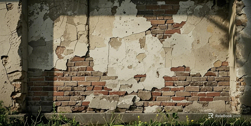 Old red brick wall retro wall texture