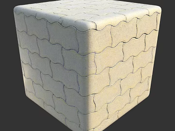 Permeable Brick PBR texture (ID:ffach051781)