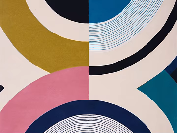 geometric carpet 3d model