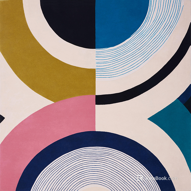 geometric carpet texture
