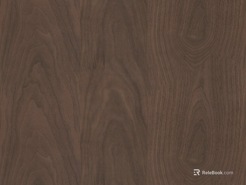 Dark brown walnut wall veneer texture