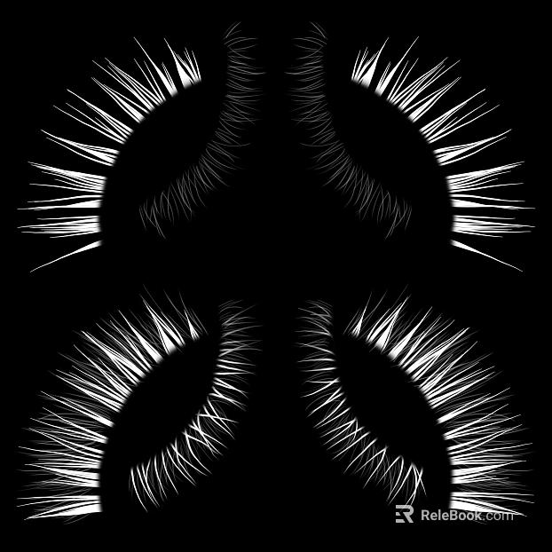 Eyelashes texture