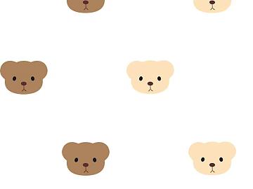 Multi-purpose cartoon two-color bear texture (ID:ffach974423)