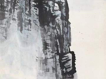chinese landscape painting texture (ID:ffach180006)