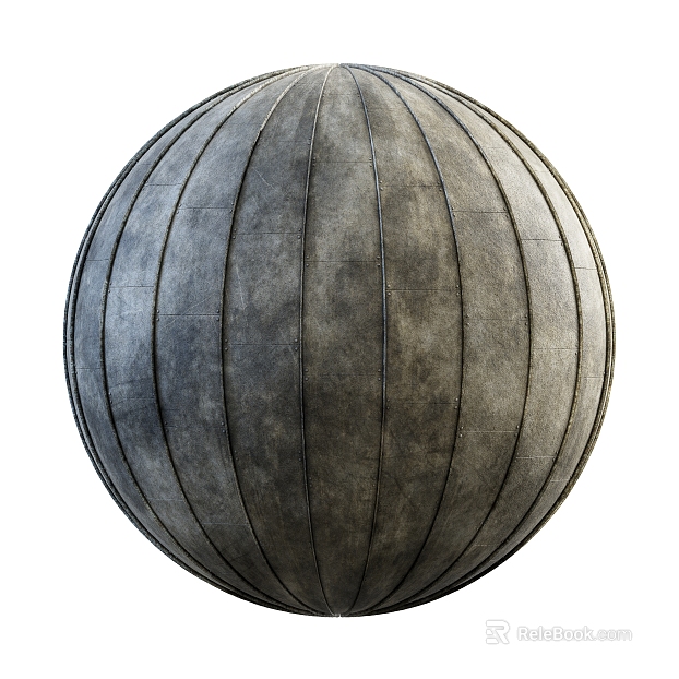 Color steel tile PBR texture