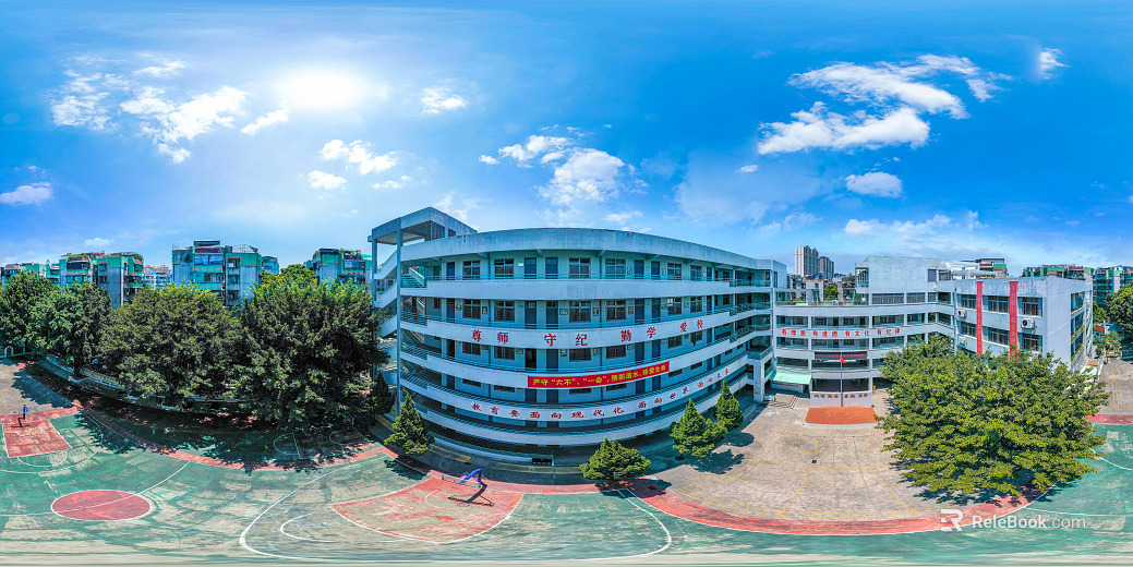 HDR City Campus Campus Panorama texture