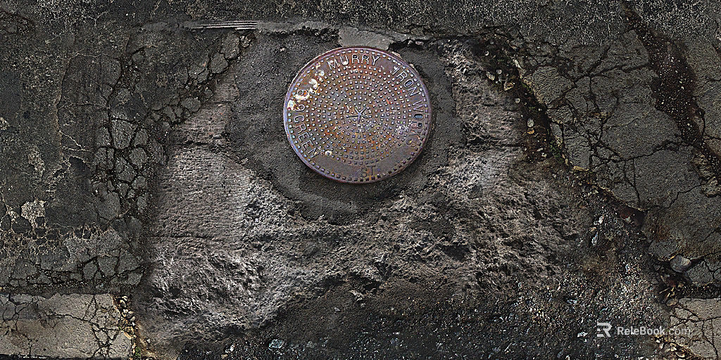 manhole cover texture