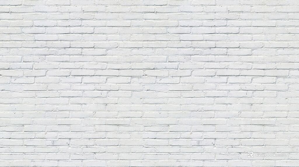 Brick wall white strip brick finish white seam texture