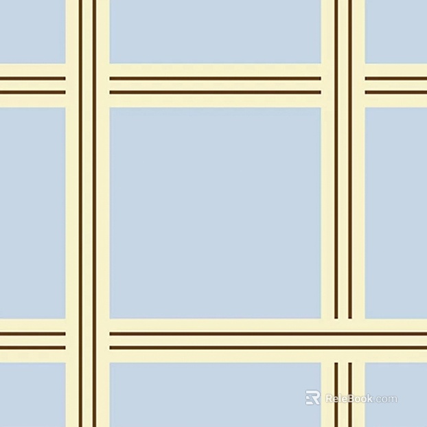 Light blue plaid wallpaper bedroom wall texture