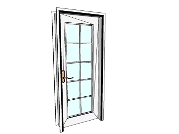 White framed glass door interior door texture (ID:ffaeh917386)