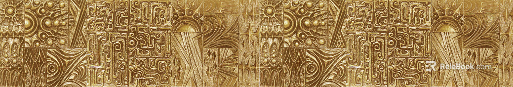 Embossed yellow embossed background texture