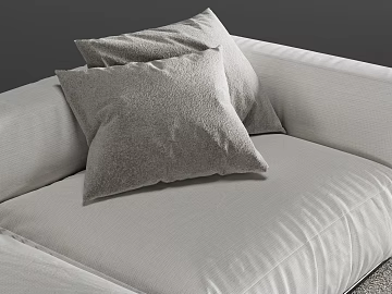 Light gray flannel sofa pillow texture (ID:ffaeh829532)