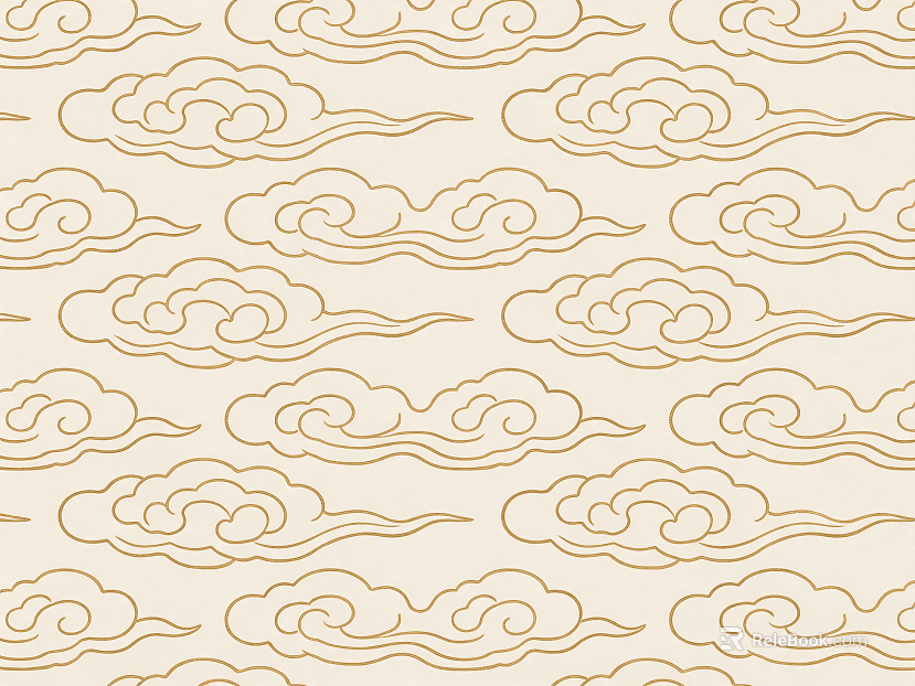 Light beige floral-patterned wallpaper texture