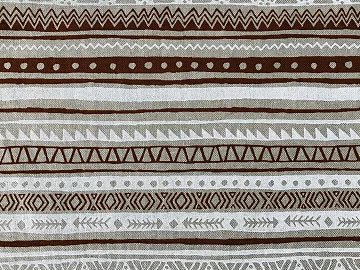 Ethnic Style Brown White Striped Fabric Soft Fabric texture (ID:ffaeh494466)