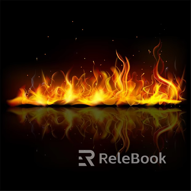 Flame texture texture