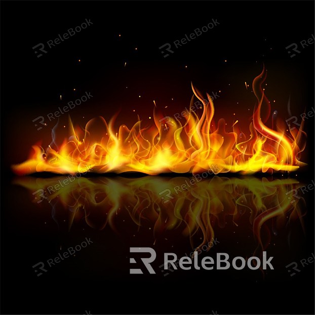 Flame texture texture