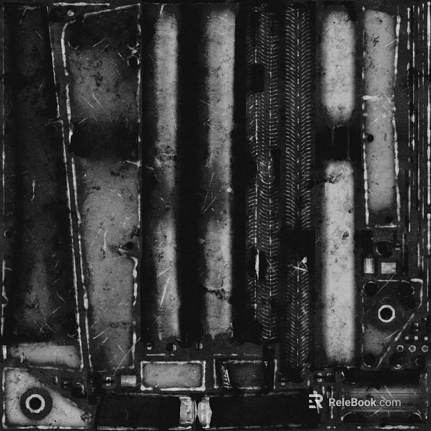 Industrial wind old brushed metal sheet texture