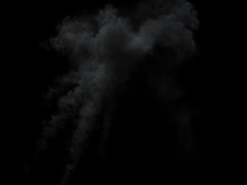 Dark gray smoke special effects footage texture (ID:ffaeh182716)