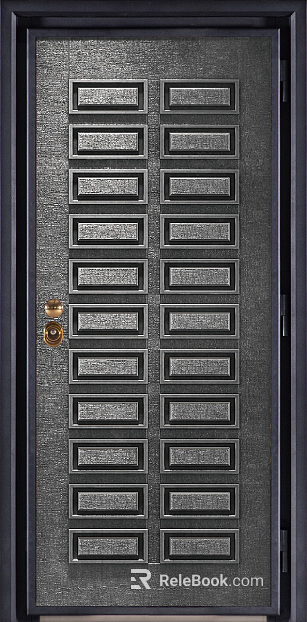 Metal door texture