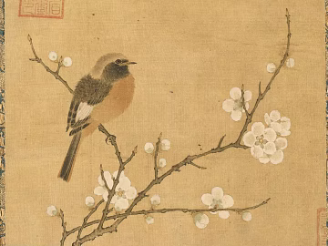 Chinese flower and bird painting texture (ID:ffach452556)