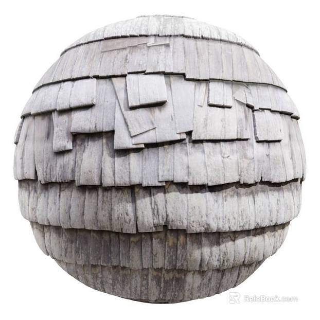 Roof Tile PBR texture
