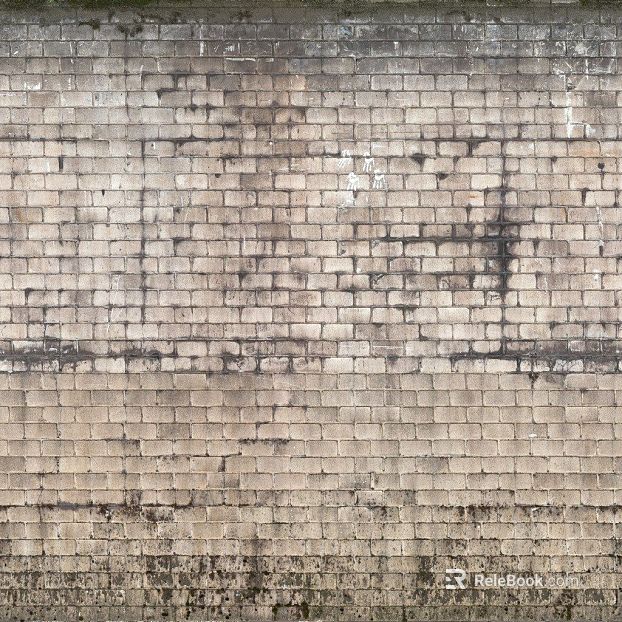 Taupe Old Brick Wall Exterior Wall Finish texture