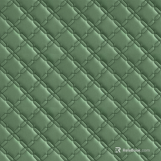 Green Leather Hard Bag texture