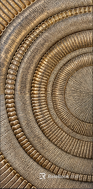 Bronze distressed metal decorative panel texture