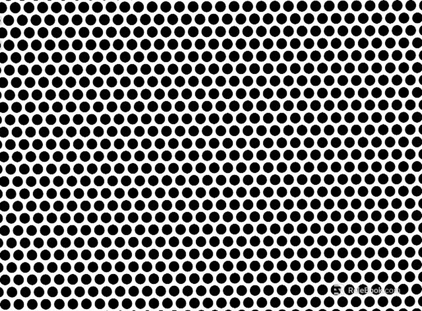 Perforated plate metal texture