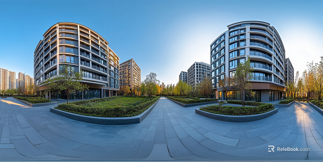 Modern Community Day Panoramic HDR texture