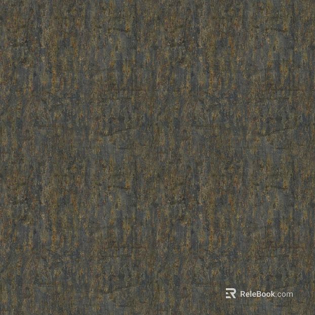 Dark brown distressed metal plate wall finish texture