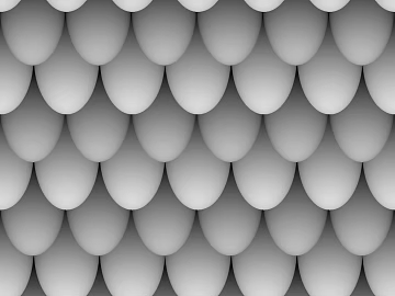 Scale black and white bump 3d model