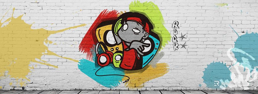 Wall painting texture