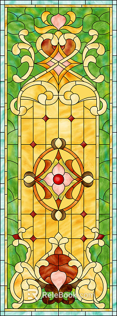 colored windows texture