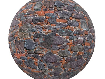 Brick wall PBR texture (ID:ffach951964)