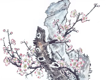 Ancient Tree Decorative Painting texture (ID:ffabf7343)