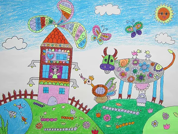 cartoon painting texture (ID:ffabg31467)